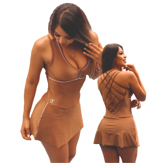 VESTIDO SHORT NYLON