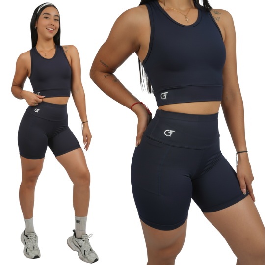 short deportivo con bolsillo lateral