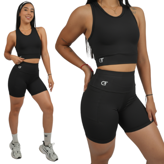 short deportivo con bolsillo lateral