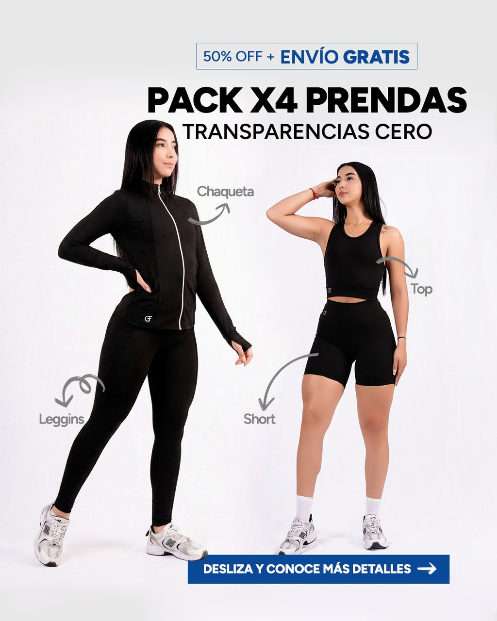 Set Cero Transparencia 4 prendas
